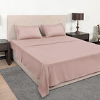 Mejoroom King Size Bed Sheet Set - Hotel Luxury 1800 Bedding Sheets & Pillowcases - 16'' Deep Pocket Fitted Sheet, Soft, Breatha