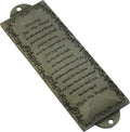 Holy Land Market Elijah The Prophet Home House or Office Blessing Mezuzah - Pewter