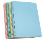 Yansanido Spiral Notebook, 4 Pcs 10.5 Inch X 7.45 Inch B5 Thick Plastic Hardcover 7Mm College Ruled 4 Color 80 Sheets -160 Pages