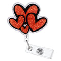 Valentine'S Day Cute Heart Badge Reel, Love Badge Reel, Retractable Id Badge Holder Clip, Funny Nurse Badge Reels, Nursing Stude