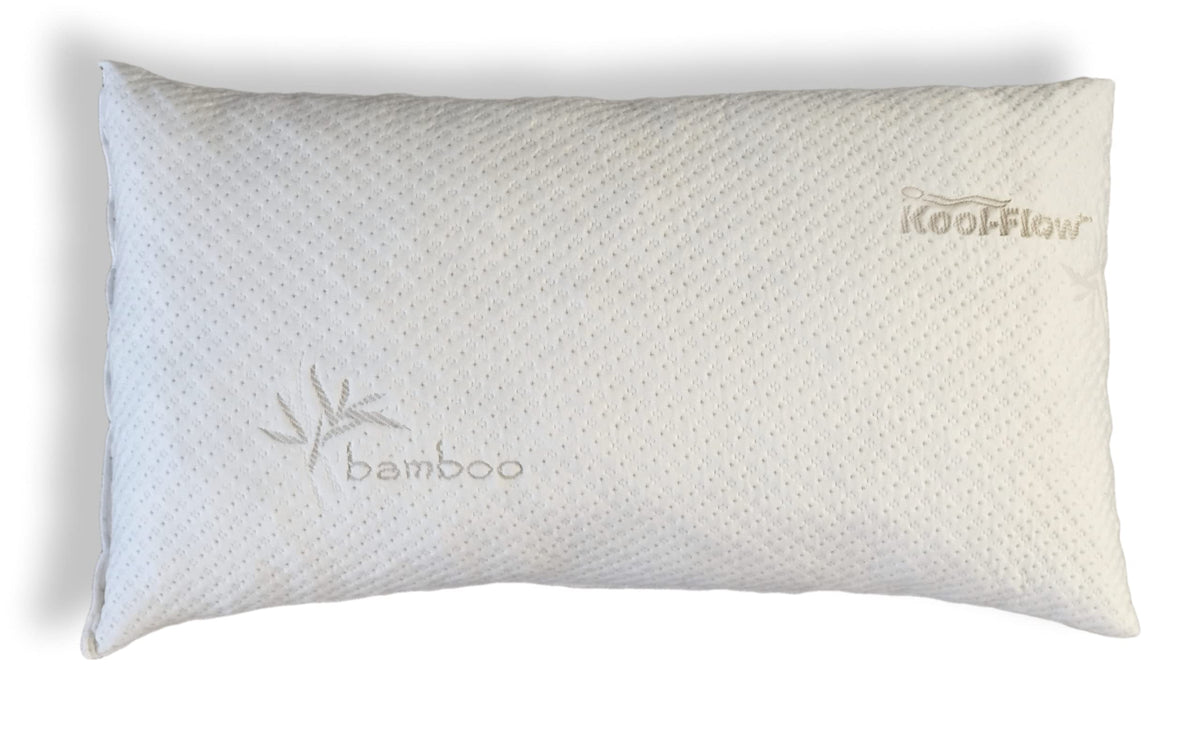 Xtreme Comforts Memory Foam Pillows Made In The Usa - King Size, Slim Cooling Pillow For Sleeping On Side, Back & Stomach - Firm