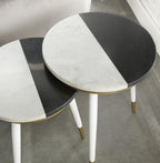 Steve Silver Taj Marble Top Nesting Tables