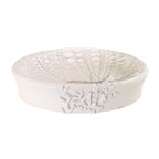 Avanti Linens - Soap Dish, Seashell Inspired Bathroom Accessories, Guest Bathroom Essentials (Sequin Shell Collection)