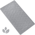 WRISIN Bathtub Mat Non Slip with Suction Cups - 100% Rubber Bathroom Mat Textured for Bath Tub Shower Safety - Soft on Touch - B