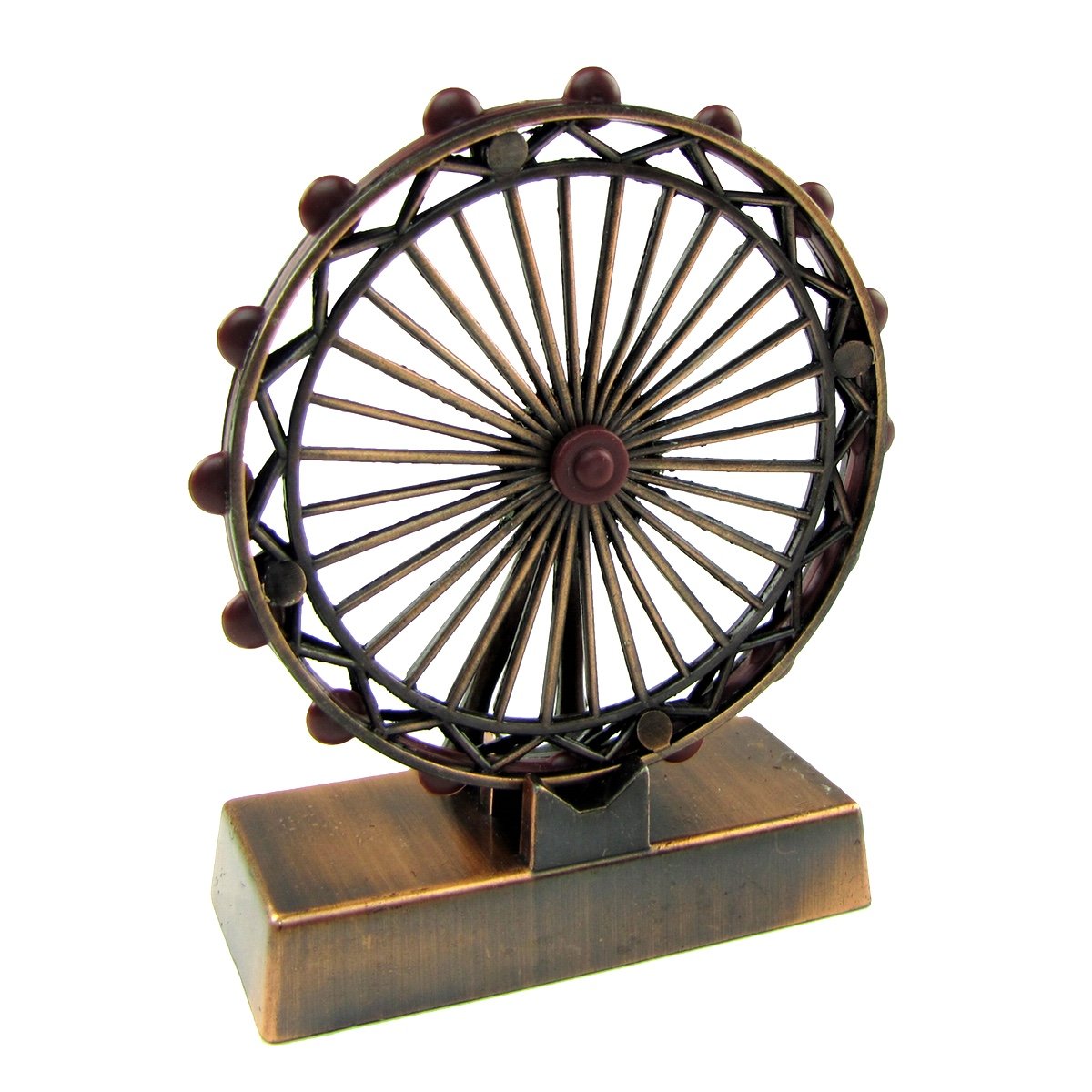 Treasure Gurus Bronze Metal Replica Ferris Wheel Die Cast Novelty Collectible Pencil Sharpener