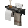 Double Toilet Paper Holder with Shelf, iMonse Paper Towel Holder Wall Mount,Tissue Roll Holder for Bathroom Kitchen RV, Double T