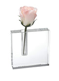 HomeRoots 6 Hand Crafted Crystal Bud Vase