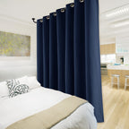 Nicetown Warm Curtain For Winter, 100% Blackout Patio Sliding Door Wide Lined Drape, Keep Warm Drapery, Sliding Glass Door Panel
