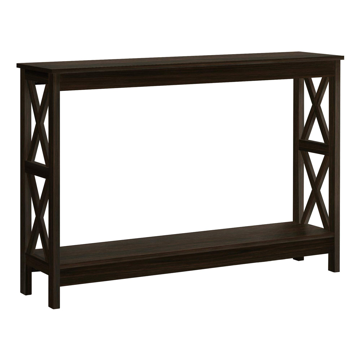 HomeRoots 47' Espresso Console Table with Storage