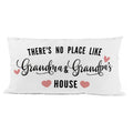 Zngfon There'S No Place Like Grandma And Grandpa'S House Soft Throw Pillow Covers 20X12 Inch Grandparents Day Gift Fathers Day,M