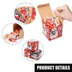 Lokipa Christmas Advent Calendar Boxes, 24 Days Kraft Paper Advent Countdown Gift Boxes For Kids And Family