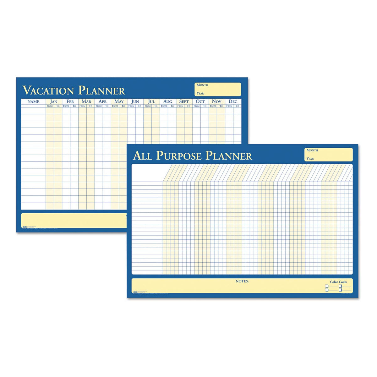 Hod639 - All-Purpose/Vacation Plan-A-Board Planning Board 36 X 24