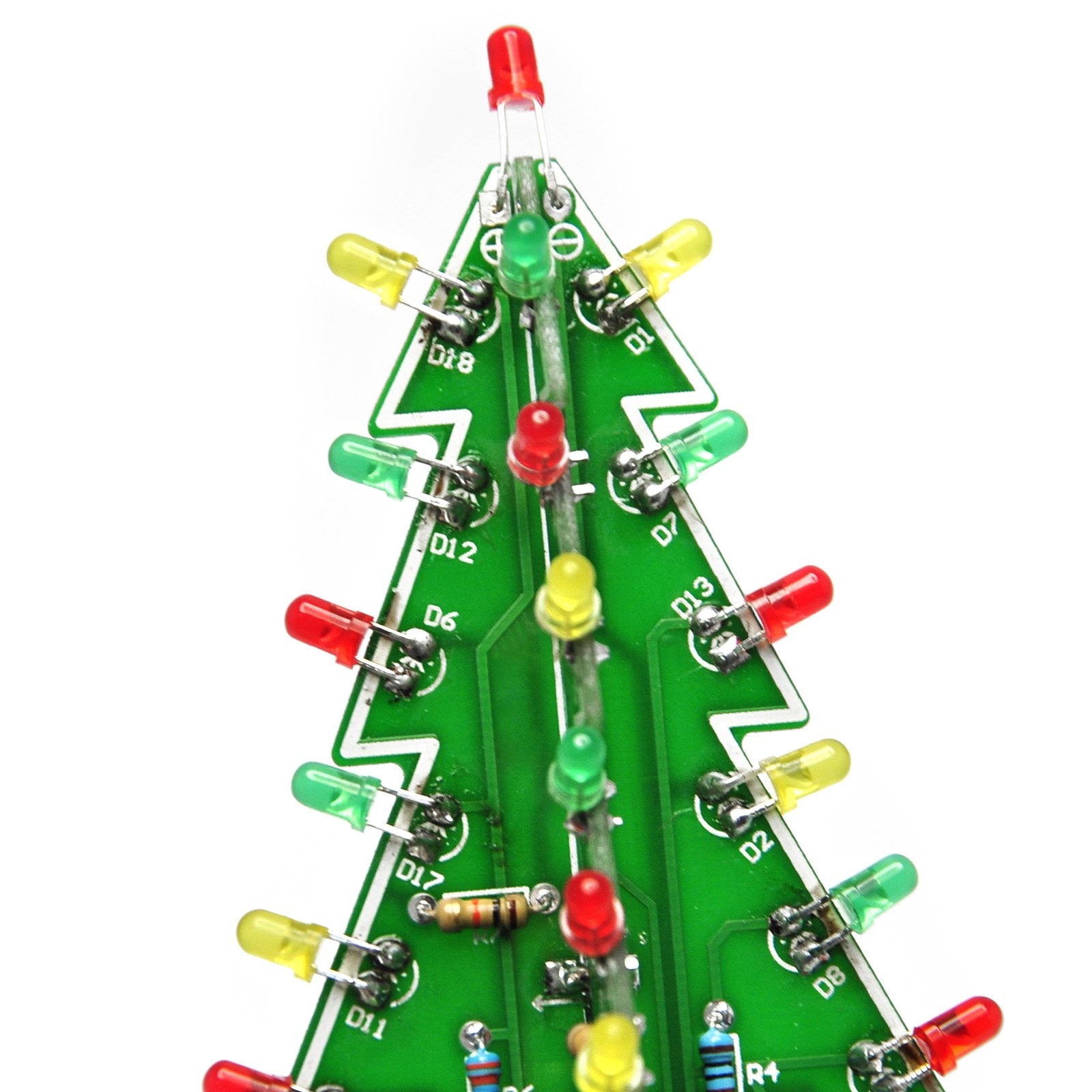 Gikfun 3D Usb Christmas Trees 3 Colors Led Diy Kit Flash Led Circuit Ek1719