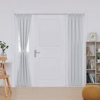 Deconovo Door Curtain Blackout Door Window Curtains For Front Door French Door Curtains With Tieback Door Blinds For Door Window