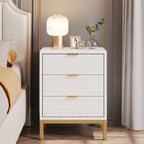 Tribesigns 3-Drawer Nightstand, 25.8' Tall Modern Bedside Table, Large Side End Table With Storage Drawers For Bedroom …