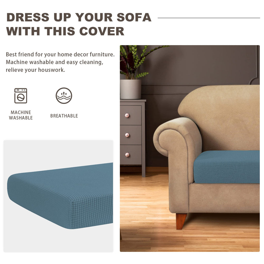 Nc Home Water Repellent Sofa Seat Slipcovers Stretch Cushion Covers, Seaters Replacement For Furniture Protector, Soft Flexibili