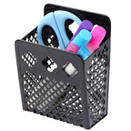 Magnetic Pencil Holder - Magnetic Locker Organizer, 1 Pack Pen Holder Locker Accessories For School And Office (1 Basket Black)