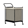 Laundry Hamper with Wheels,Laundry Basket with Removable and Washable Liner Bag, Metalframe Laundry Cart with Handle for Bedroo