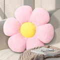 Pink Flower Pillow,Flower Shaped Throw Pillows,Floor Pillow For Sitting 17.71In Flower Floor Cushion,Decorative Pillows For Couc