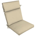 Arden Selections Outdoor Chair Cushion, 21 X 20, Rain-Proof, Fade Resistant 21 X 20, Tan Leala