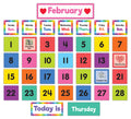 Teacher Created Resources Colorful Calendar Pocket Chart Cards