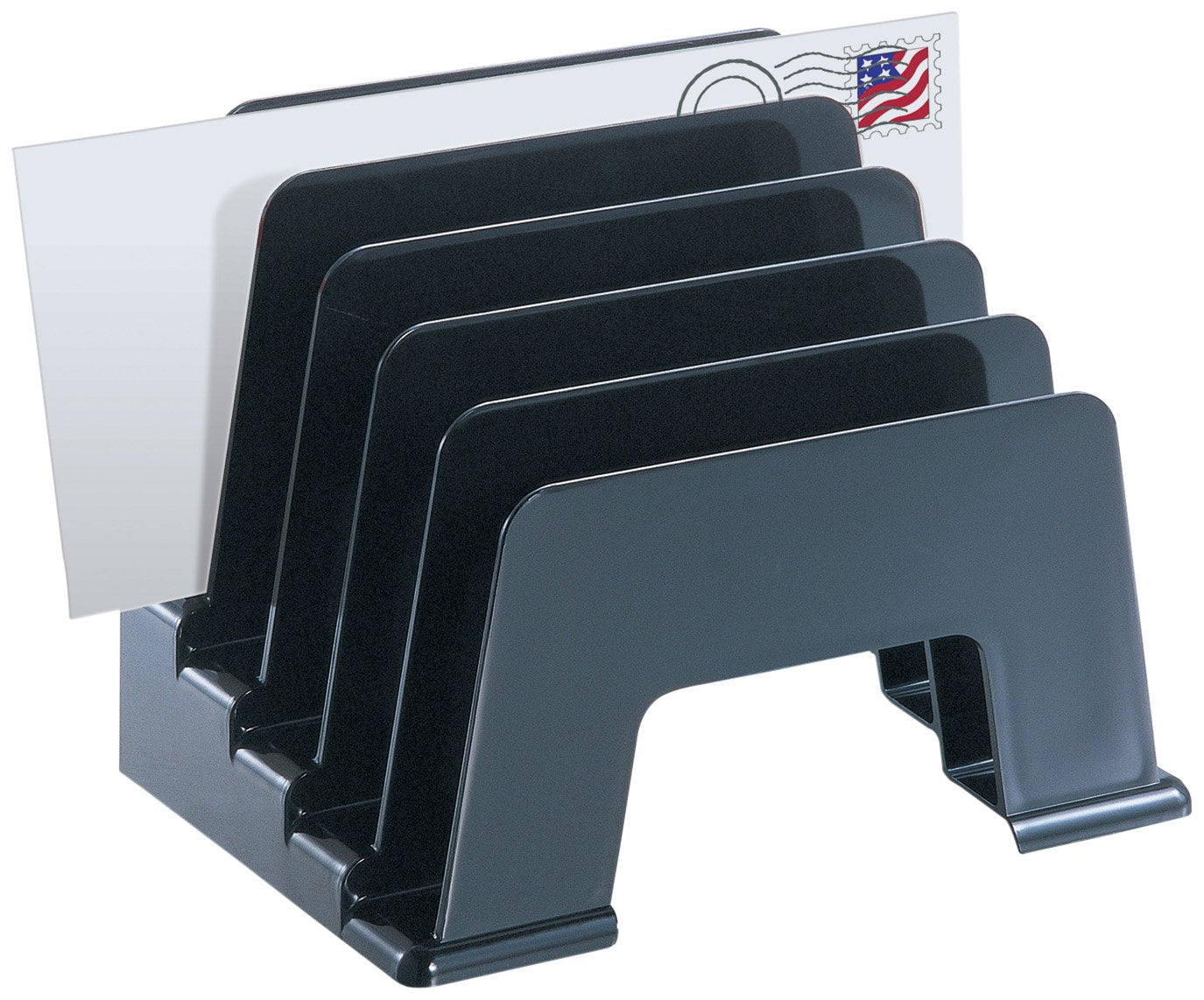 Officemate 5-Compartment Recycled Plastic Incline Sorter (Oic26002)