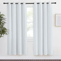 Nicetown Room Darkening Window Curtain Panel, 55X78 Inches, 1 Pack, Cloud Grey Color, Solid Thermal Insulated Blind Privacy Drape For Bedroom