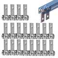 SKTREX 2 Wheel Trolley Assembly Rollers Two Bearing Trolley Assembly for 1-5/8 Wide and All 1-5/8 or Taller Strut Channel 20 pcs