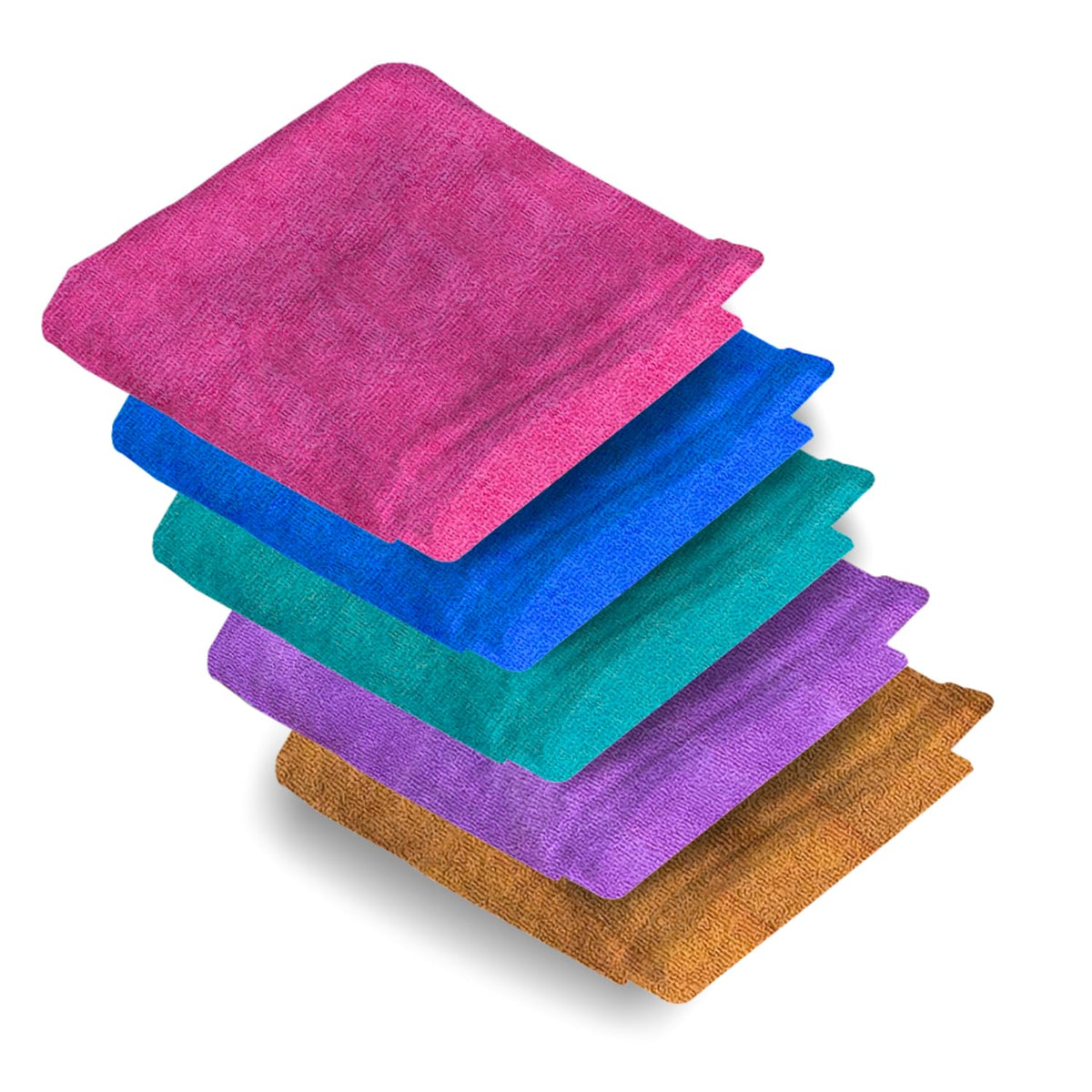 ELEGANT WEAVERS Bath Towel | Face Towels Set of 5 | 200 GSM | Ultra Soft, Absorbent, & Quick Dry Towels for Facewash, Gym, Trave