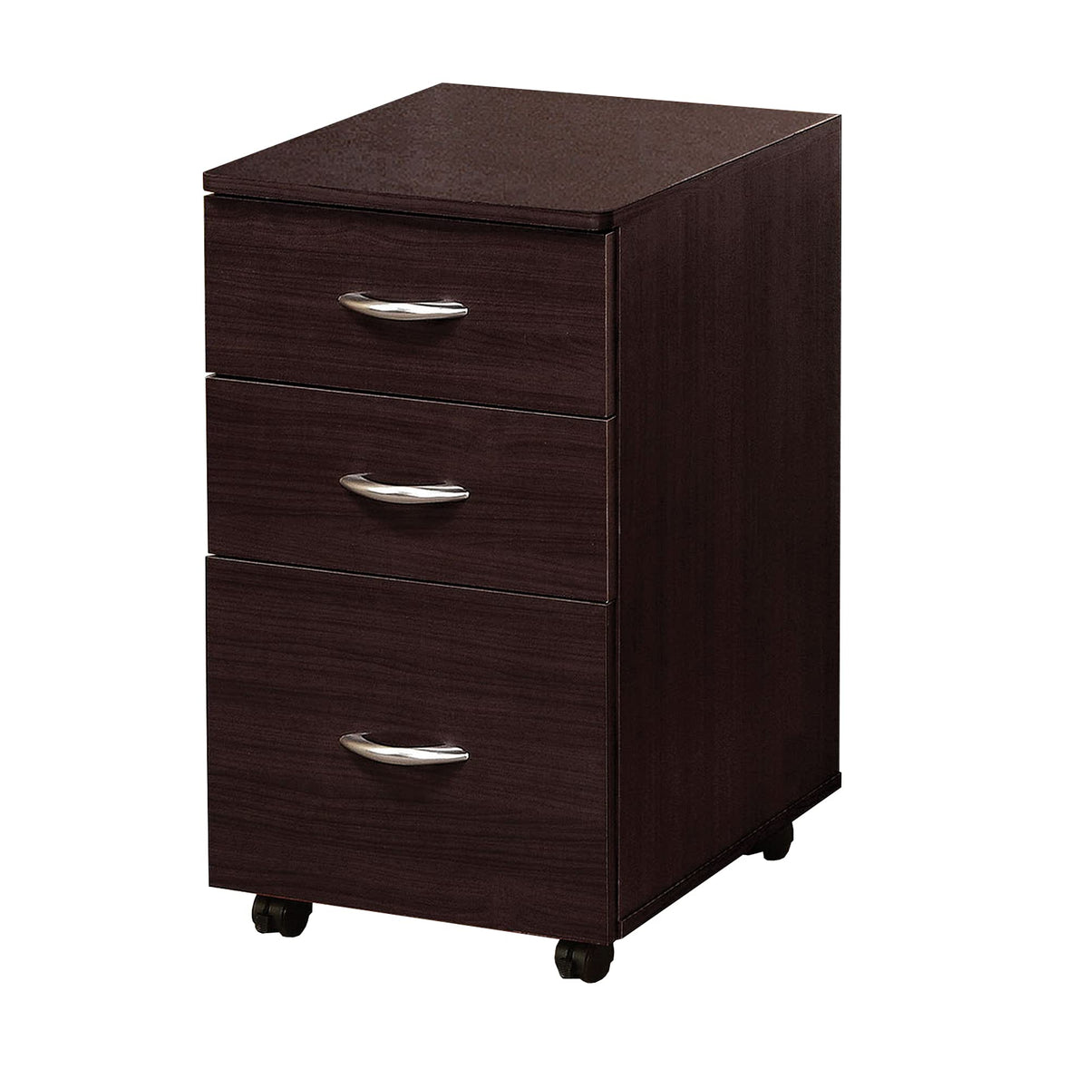 Acme Furniture Marlow 3 Drawer Wooden File Cabinet In Espresso