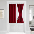 NICETOWN French Door Curtain for Door Window, Privacy Thermal Insulated Christmas Window Covering for Patio Front Sidelight Pane