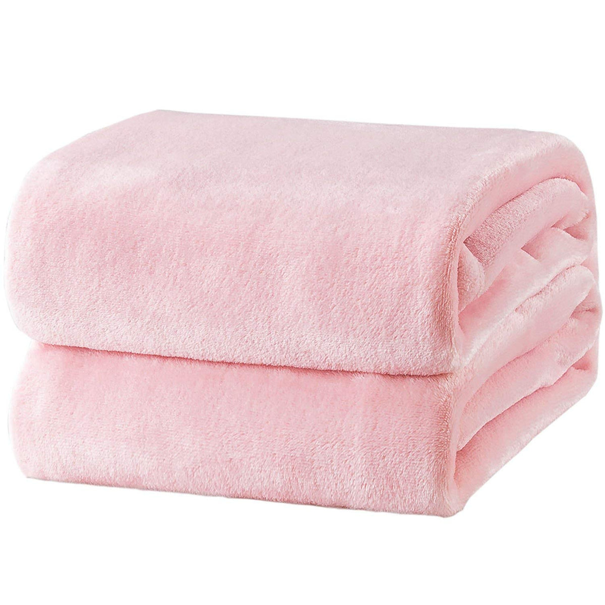 Bedsure Fleece Blankets King Size Pink - Bed Blanket Soft Lightweight Plush Cozy Fuzzy Luxury Microfiber, 108X90 Inches