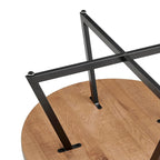 Npd Furniture And More Courtdale Round Coffee Table, Gliese Brown