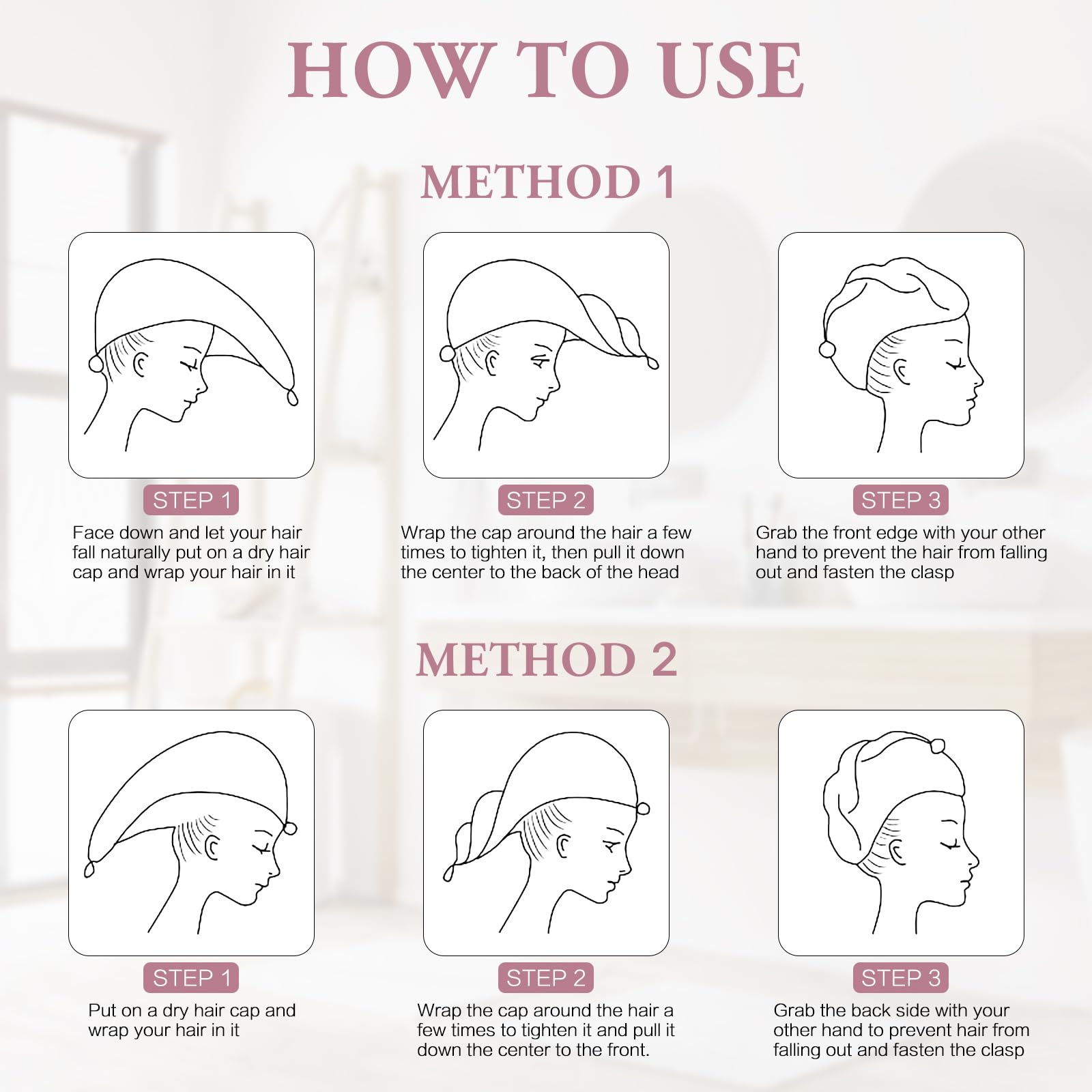 Koikey Women Bath Wrap Hair Towel - Adjustable Luxury Microfiber Soft Towels For Shower After Body Cover, Super Absorbent To Qui