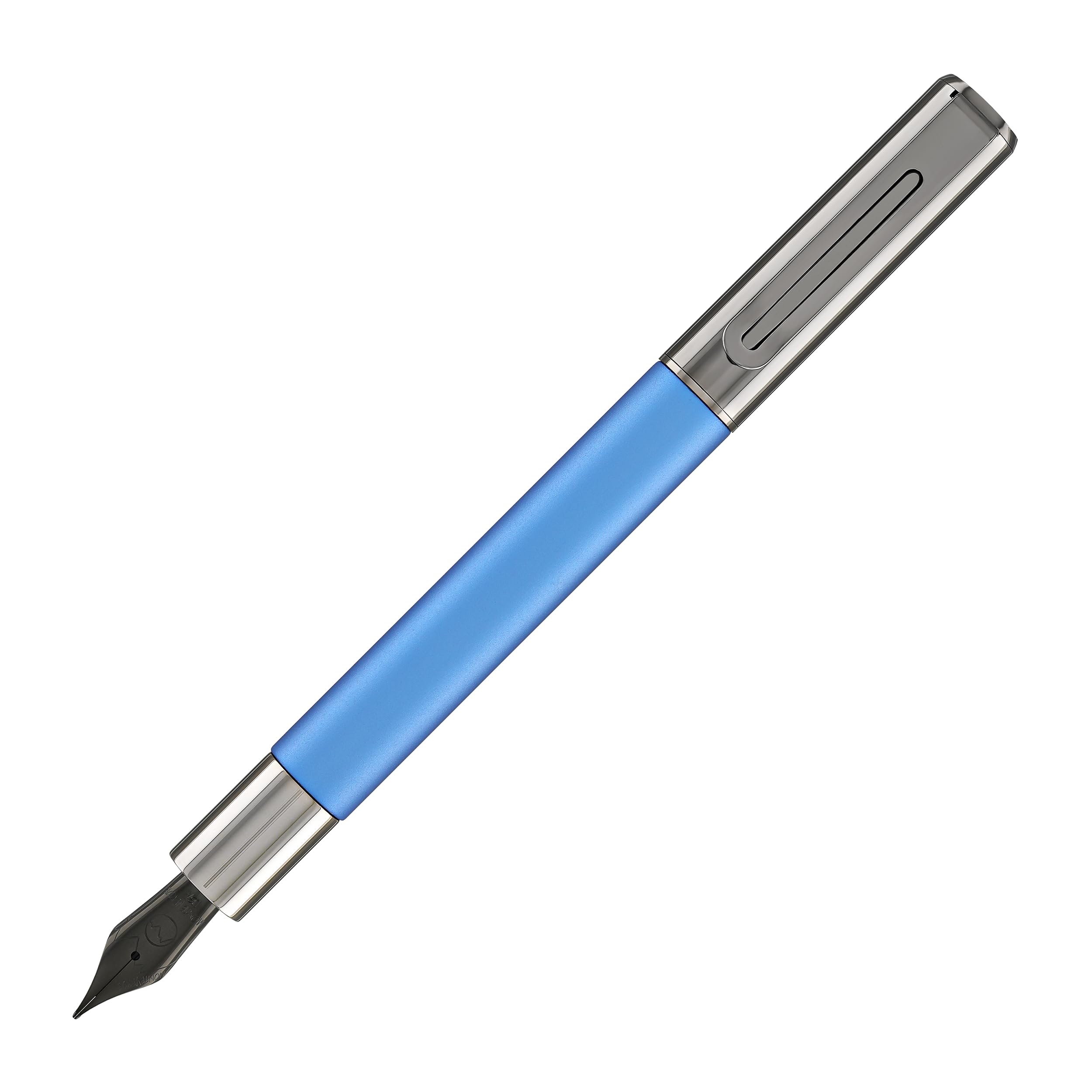 Monteverde Usa Ritma Fountain Pen In Blue - Omniflex Nib, Flexible Jowo Stainless Steel, Refillable Ink Cartridge/Converter - Id