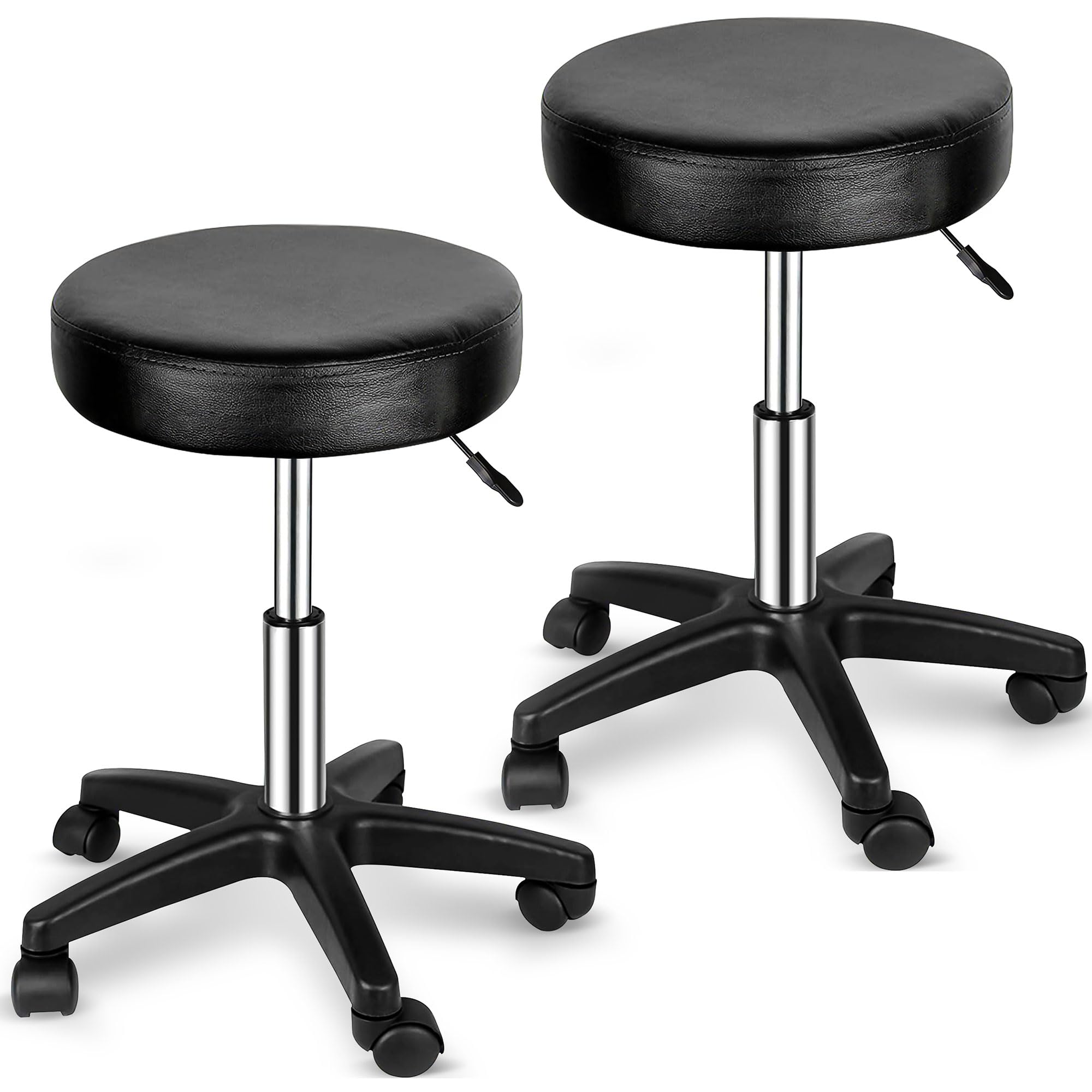 Nova Microdermabrasion Adjustable Hydraulic Rolling Swivel Salon Stool Chair Tattoo Massage Facial Spa Stool Chair