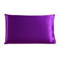 Uxcell 100% Charmeuse Pure Silk Pillowcase Pillow Case Cover For Hair & Skin 350Tc 19 Momme (1-Piece) Purple Standard(20X26Inch)