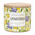 Lemon Candle, Lemon Verbena Scented Candle, Large 3 Wicks Candle, 14 oz