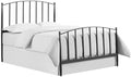 Crosley Furniture Whitney Bed Set, Black, Queen