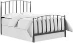 Crosley Furniture Whitney Bed Set, Black, Queen