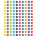 Regeleto 6000Pcs Paw Print Stickers For Kids Incentive Chart, Mini Dog Puppy Paw Prints Labels With 50 Sheets, Kids Student Plan