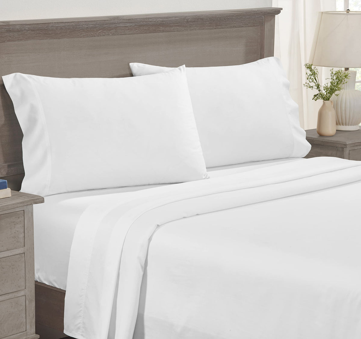 California Design Den 4 Piece California King Sheet Set - 100% Cotton, 600 Thread Count Deep Pocket Fitted And Flat Sheets, Luxu