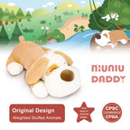 Niuniu Daddy 18' | 3 Pound Weighted Dog Stuffed Animal, Large Stuffed Puppy Plush Animals, Cute Dog Plush Toy Body Pillow, Plus