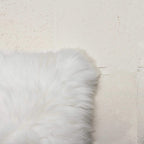 HomeRoots New Zealand Sheepskin, Microsuede, Polyfill 12' x 20' x 5' Natural Sheepskin - Pillow 2pcs