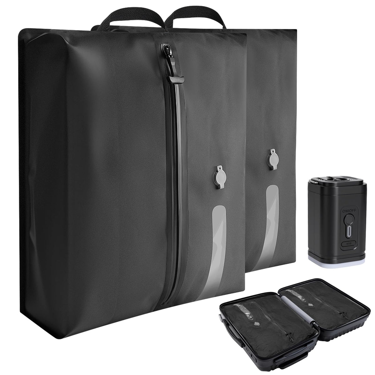 Travel Compression Storage Bags Reusable Bags Rechargeable Wireless Pump Portable Space Saver Bags for TravelVacuum Packing Sea