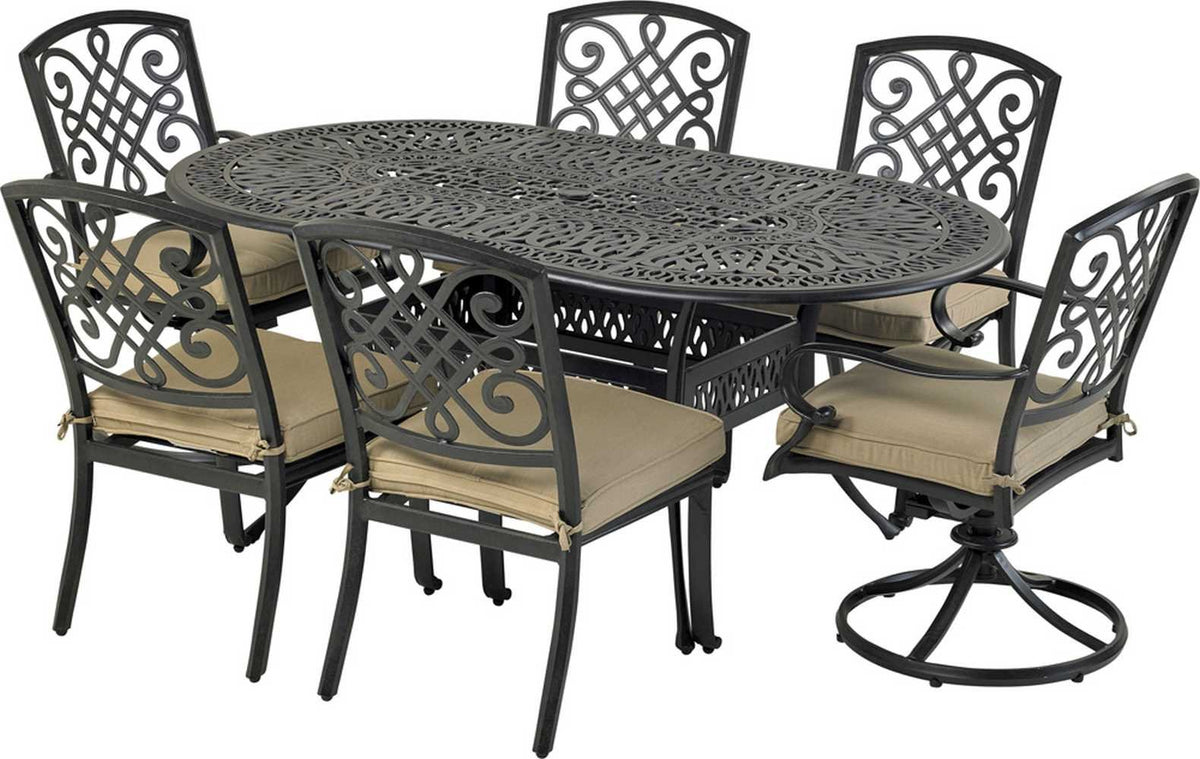 Patio Resort Odtmn7242-Bt2 Bridgetown 7-Piece Dining Set
