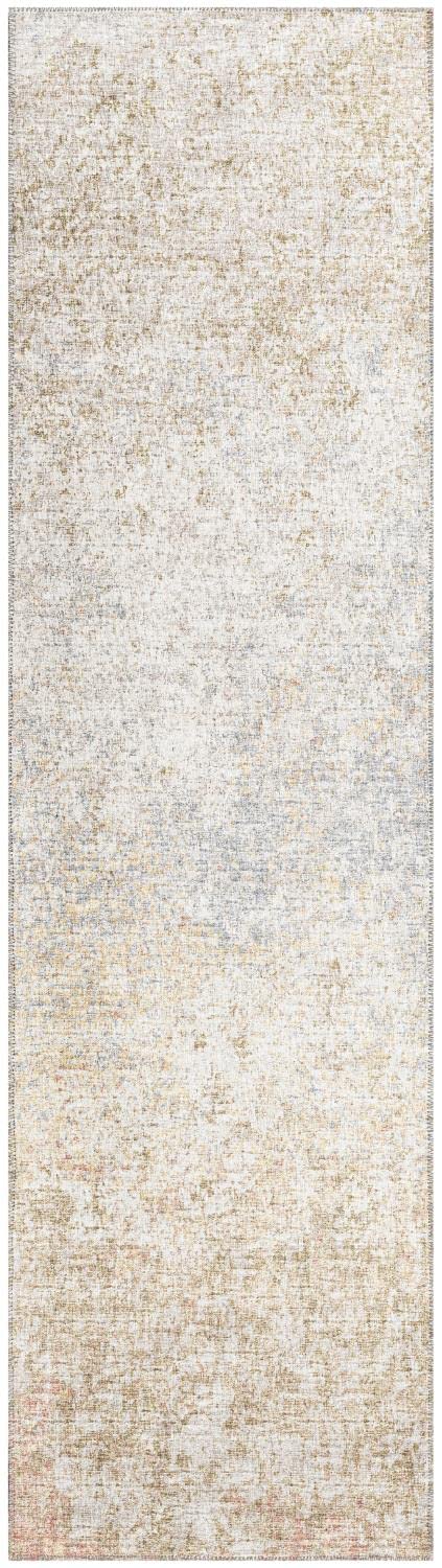 Addison Rugs Rylee Ary33 Beige Washable 2'3&quot; X 7'6&quot; Indoor Outdoor Runner Rug, Easy Clean, Machine Washable, Non Shedding, Bedroom, Entry, Living Room, Dining Room, Kitchen, Patio Rug