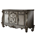 Benjara Benzara Royal French Dresser With Drawers, Gray