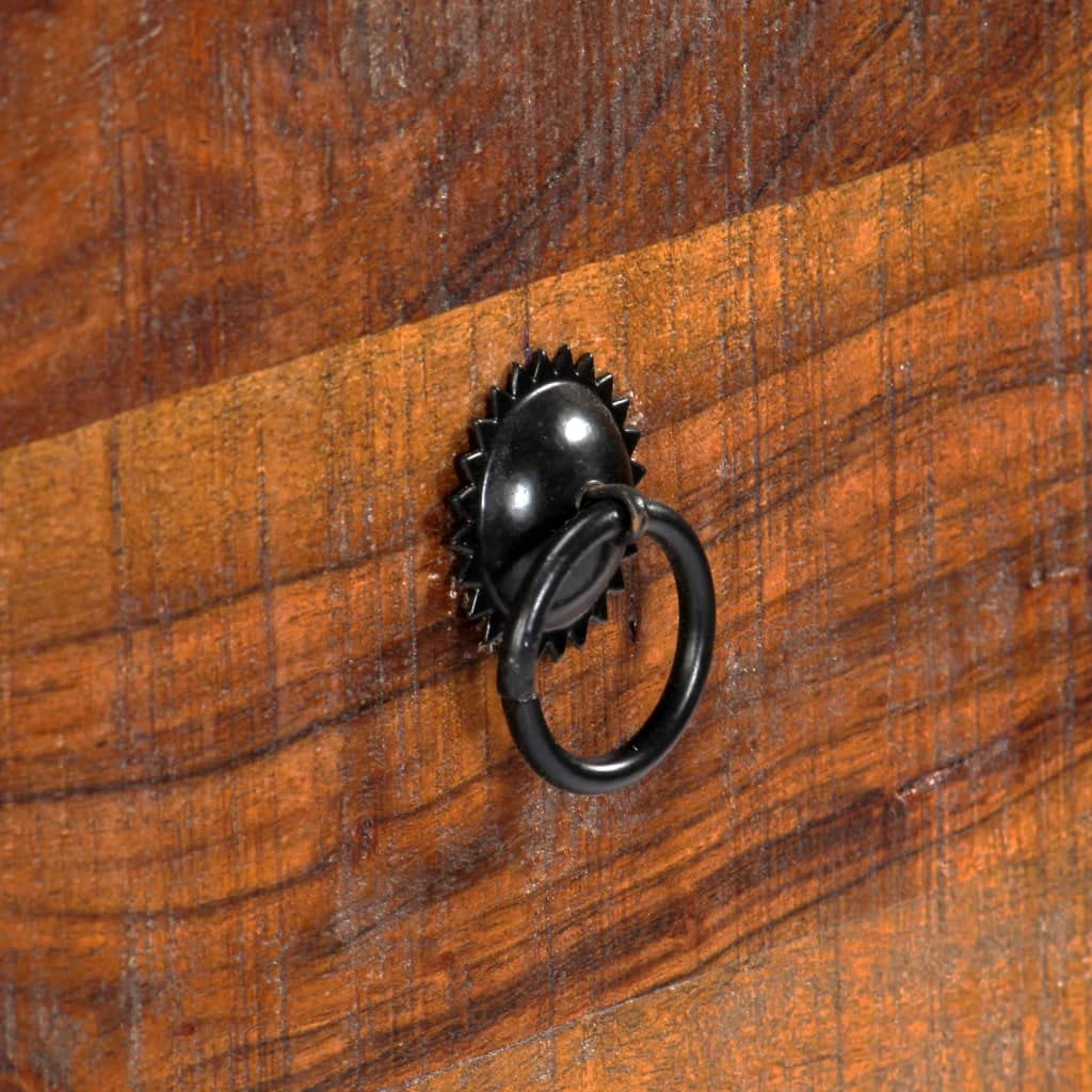 Jinxuny Console Table 47.2&quot;x11.8&quot;x31.4&quot; Solid Acacia Wood