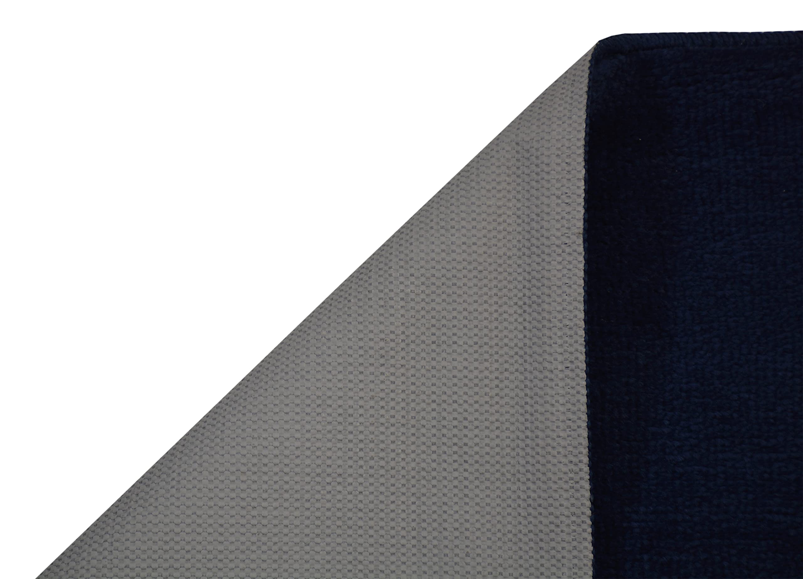 Rugstylesonline Comfy Solid Color Runner Area Rug 26 Inch Wide X Your Choice Length In 3 Color Options Slip Skid Resistant Rubbe